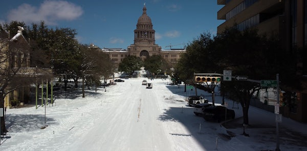 Texas' Capitol and its Congress Avenue entrance in Austin on Feb. 15. (Photo: Shutterstock)