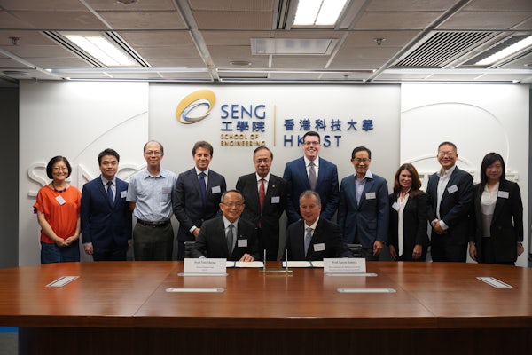 Officials from McKelvey School of Engineering and Hong Kong University of Science & Technology signed an agreement for the new program this fall in Hong Kong.