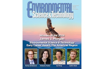 Kimberly Parker is featured on the cover of the December 12, 2023 edition of Environmental Science & Technology (Image: ACS Publications)