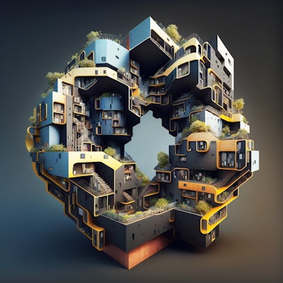 Kory Bieg, Housing Blocks, 2022. (Image courtesy of the artist)