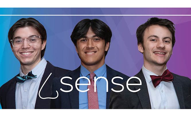 Pictured: left to right, Myles (Max) Miller, Cameron Freeman and Nicolas Chicoine