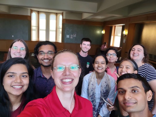 Instructors and students of the imaging science math crash course built a close community of peers that helped incoming doctoral students better adjust to life at WashU.
