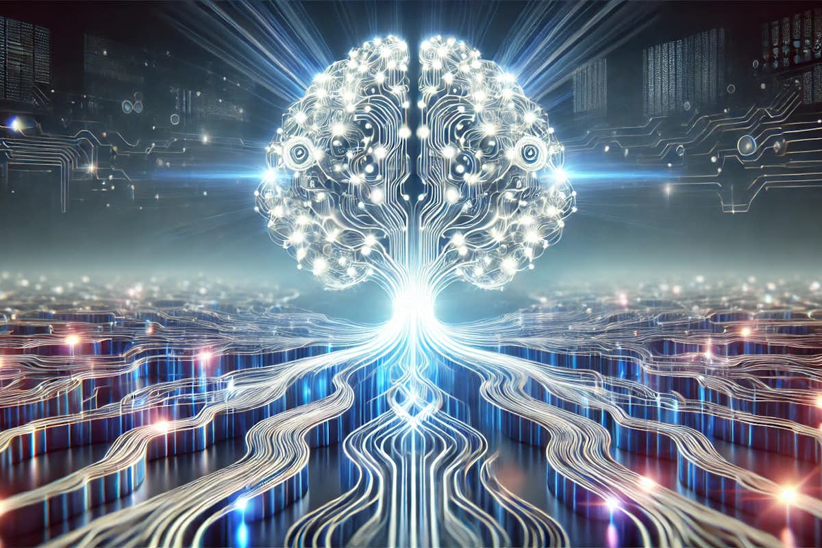 Chenguang Wang plans to work with Google DeepMind researchers to improve the grounding ability of large language models with Google Research Scholar Award. (Image created by OpenAI DALL·E)