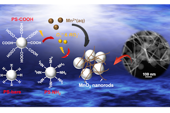 Nanoplastics facilitate redox chemistry in the environment under light illumination. Polystyrene latex beads (PS-bare) without surface modification, carboxylate-modified polystyrene latex beads (PS-COOH), and amine-modified polystyrene latex beads (PS-NH2) superoxide radicals (O2•−), peroxyl radicals (ROO•). (Credit: Jun lab)