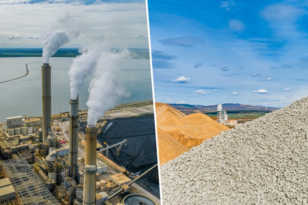With collaborators from Missouri University of Science & Technology and GTI, Xinhua Liang plans to develop an economical process to convert carbon dioxide and solid waste into carbon-negative concrete products. (iStock photo)