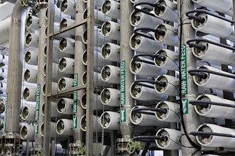 A filtering system in a reverse osmosis water purification plant (Image: iStock)